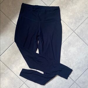 New Balance Navy High-Waisted Leggings